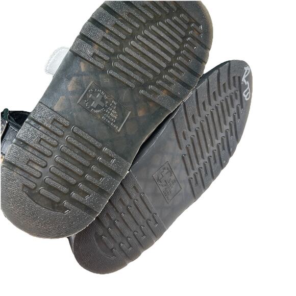 Dr. Martens Gryphon Contrast Leather Strap Sandals Black / White Men’s 8 main image 9